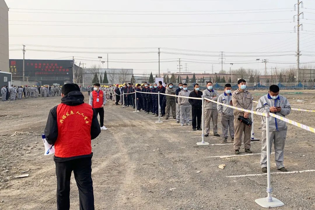 同心同力齊抗疫-壓型鋼板廠家宏鑫源全員核酸檢測有序進(jìn)行(圖4)